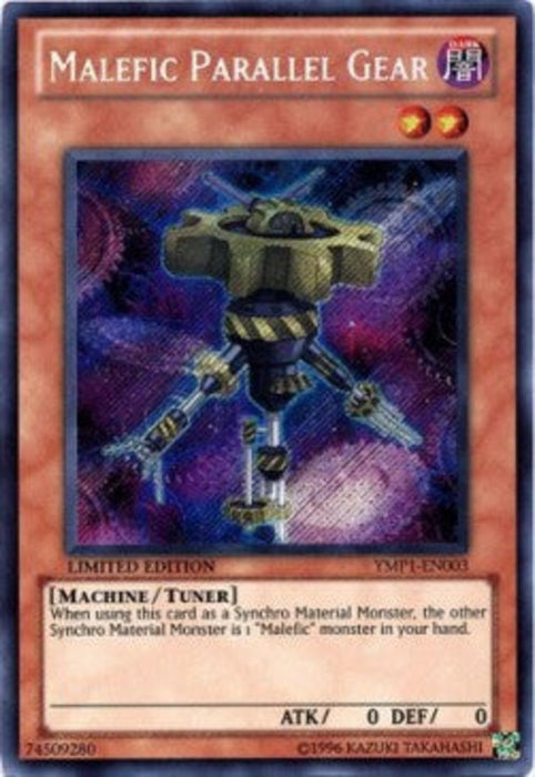 Malefic Parallel Gear YMP1-EN003 Secret Rare Englisch