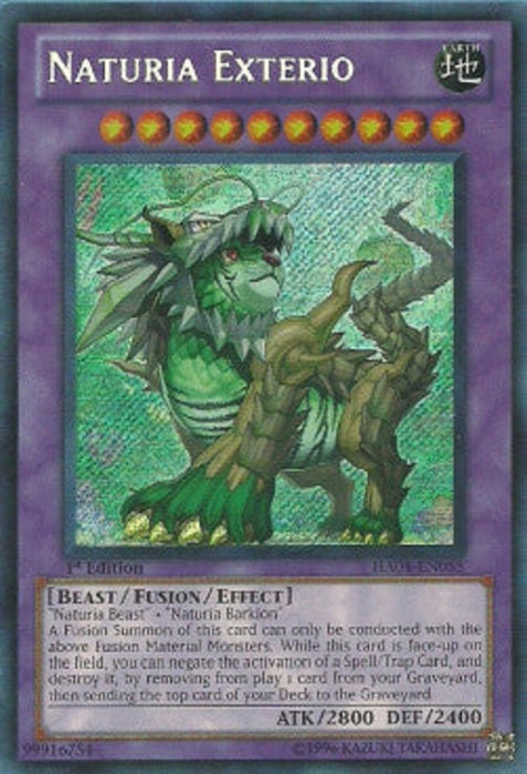 Naturia Exterio HA04-EN055 Secret Rare Englisch