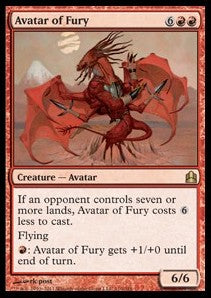 Avatar of Fury CMD-110 Rare Englisch