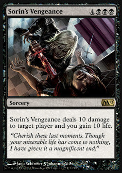 Sorin's Vengeance M12-111 Rare Englisch
