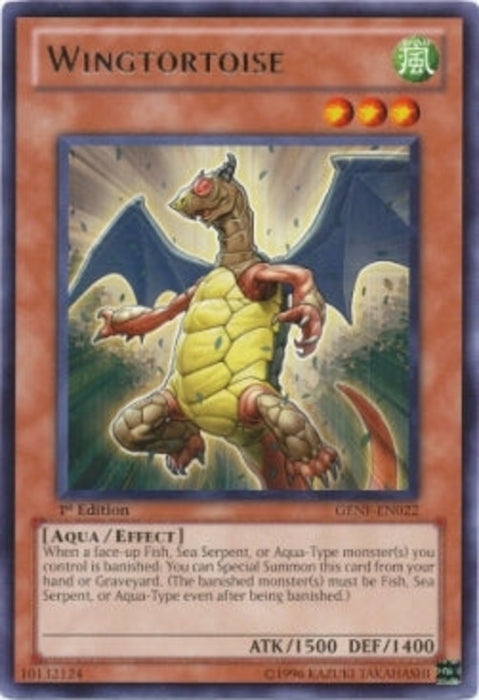 Wingtortoise GENF-EN022 Rare Englisch