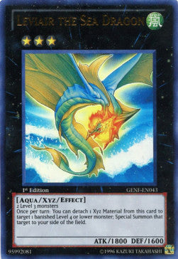 Leviair the Sea Dragon (V.1) GENF-EN043 Ultra Rare Amerikanisch