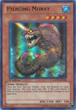 Piercing Moray (V.1) GENF-EN082 Ultra Rare Englisch