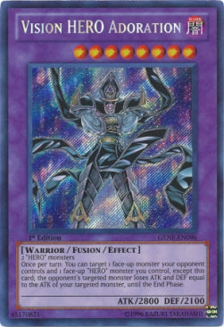 Vision HERO Adoration GENF-EN096 Secret Rare Englisch