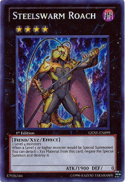 Steelswarm Roach GENF-EN099 Secret Rare Englisch