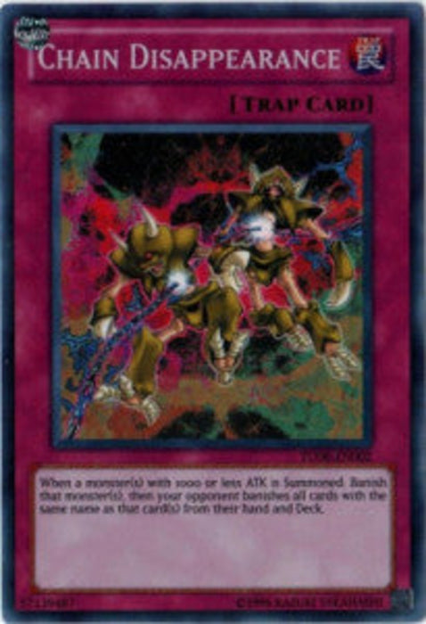 Chain Disappearance TU06-EN002 Super Rare Amerikanisch