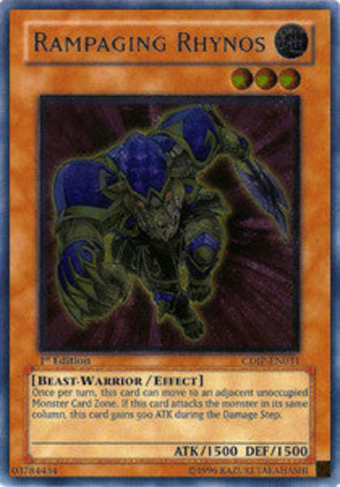 Rampaging Rhynos (V.2) CDIP-EN031 Ultimate Rare Englisch