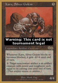 Karn, Silver Golem WCD20- Special Englisch