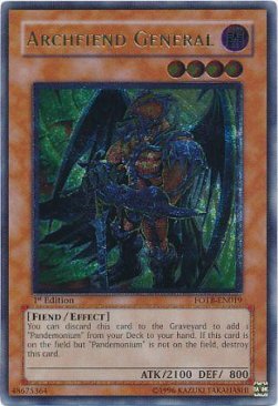 Archfiend General (V.2) FOTB-EN019 Ultimate Rare Englisch