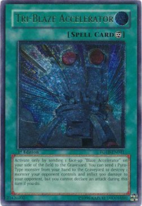 Tri-Blaze Accelerator (V.2) FOTB-EN041 Ultimate Rare Englisch