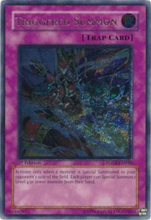 Triggered Summon (V.2) FOTB-EN046 Ultimate Rare Englisch