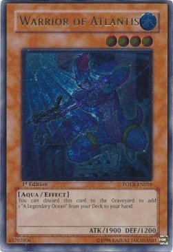 Warrior of Atlantis (V.2) FOTB-EN016 Ultimate Rare Englisch