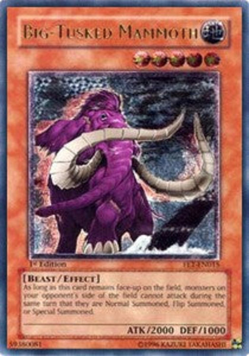 Big-Tusked Mammoth (V.2) FET-EN015 Ultimate Rare Englisch