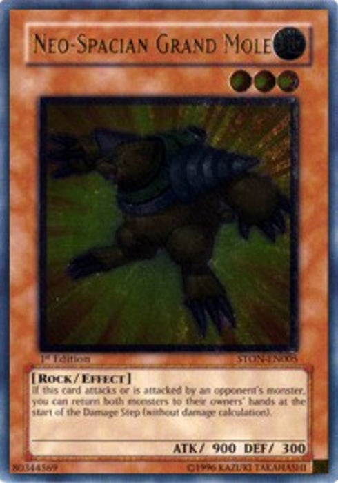 Neo-Spacian Grand Mole (V.2) STON-EN005 Ultimate Rare Englisch