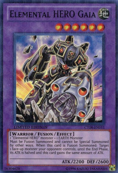 Elemental HERO Gaia CT08-EN011 Super Rare Englisch