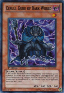 Ceruli, Guru of Dark World SDGU-EN003 Super Rare Englisch