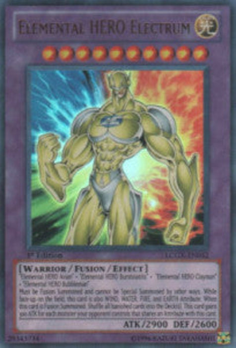 Elemental HERO Electrum LCGX-EN052 Ultra Rare Englisch
