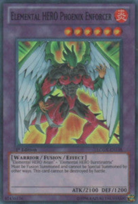 Elemental HERO Phoenix Enforcer LCGX-EN138 Super Rare Englisch