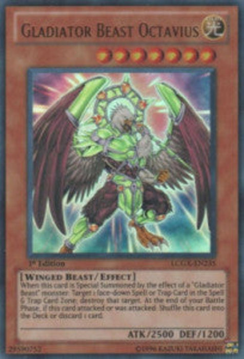 Gladiator Beast Octavius LCGX-EN235 Ultra Rare Englisch