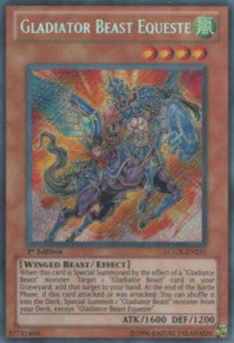 Gladiator Beast Equeste LCGX-EN251 Secret Rare Englisch