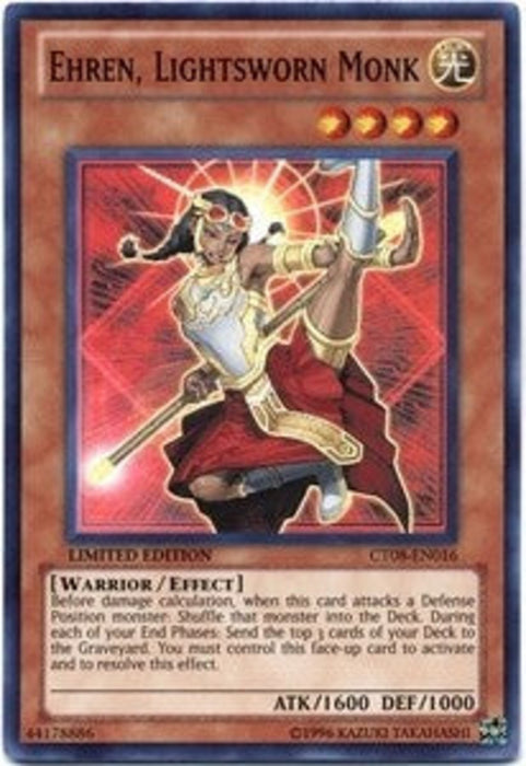 Ehren, Lightsworn Monk CT08-EN016 Super Rare Englisch