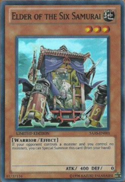 Elder of the Six Samurai SAAS-EN001 Super Rare Englisch
