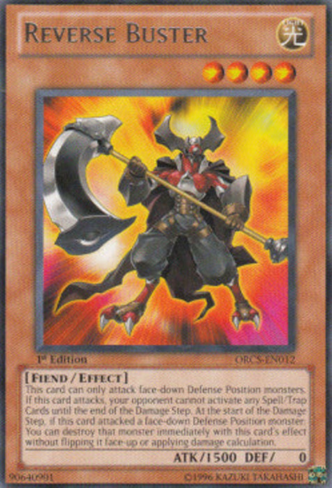 Reverse Buster ORCS-EN012 Rare Englisch
