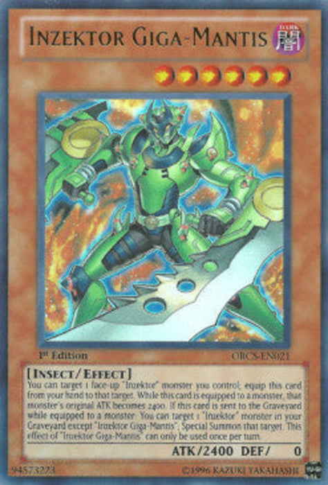 Inzektor Giga-Mantis (V.1) ORCS-EN021 Ultra Rare Amerikanisch