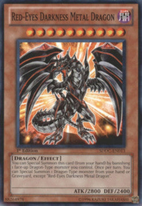 Red-Eyes Darkness Metal Dragon SDDC-EN013 Common Englisch