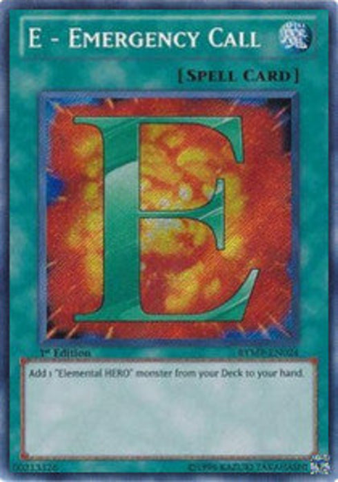 E - Emergency Call RYMP-EN024 Secret Rare Englisch