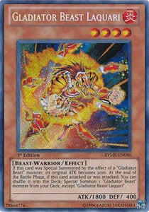 Gladiator Beast Laquari RYMP-EN096 Secret Rare Englisch