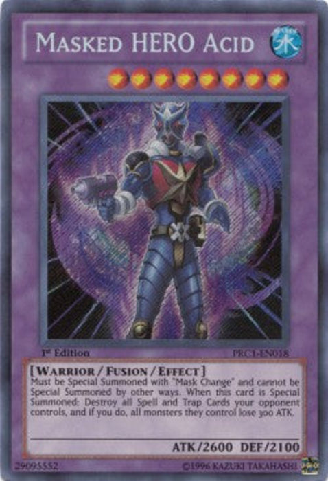 Masked HERO Acid PRC1-SP018 Secret Rare Spanisch
