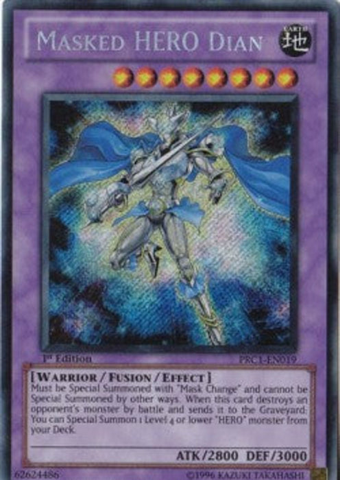 Masked HERO Dian PRC1-EN019 Secret Rare Englisch