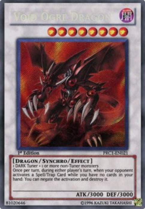 Void Ogre Dragon PRC1-IT021 Secret Rare Italienisch