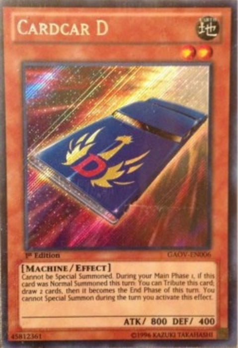 Cardcar D GAOV-EN006 Secret Rare Englisch