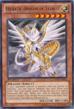 Hieratic Dragon of Tefnuit (V.1) GAOV-SP022 Rare Spanisch