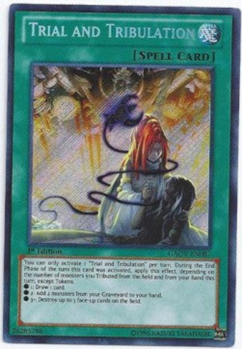 Trial and Tribulation GAOV-EN087 Secret Rare Englisch