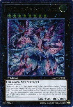 Neo Galaxy-Eyes Photon Dragon (V.2) GAOV-EN041 Ultimate Rare Englisch