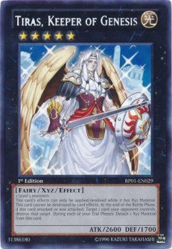 Tiras, Keeper of Genesis (V.1) BP01-EN029 Rare Englisch