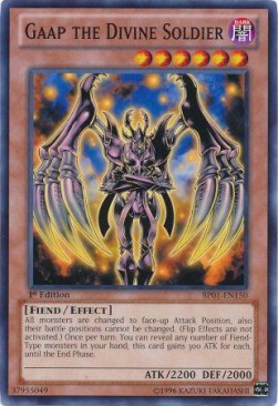 Gaap the Divine Soldier (V.1) BP01-EN150 Common Englisch