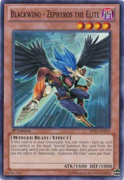 Blackwing - Zephyros the Elite (V.1) BP01-EN215 Common Englisch