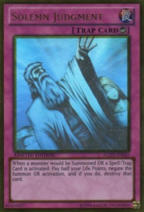 Solemn Judgment GLD5-EN045 Ghost Rare Englisch