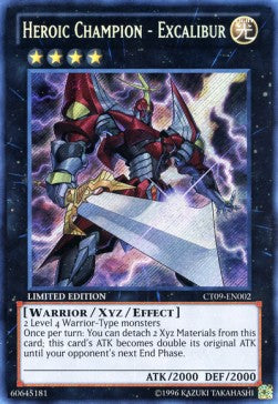 Heroic Champion - Excalibur CT09-EN002 Secret Rare Englisch