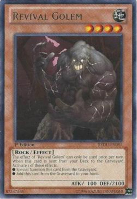 Revival Golem REDU-EN085 Rare Englisch