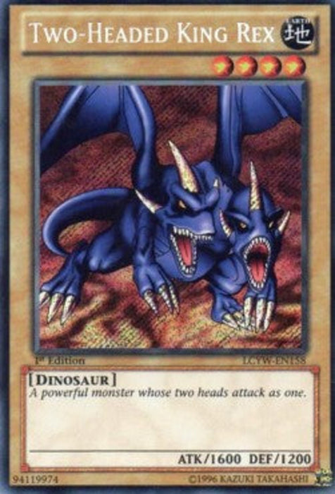 Two-Headed King Rex LCYW-EN158 Secret Rare Englisch