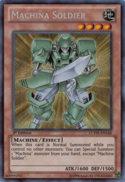 Machina Soldier LCYW-EN168 Secret Rare Englisch