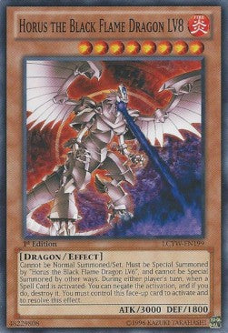 Horus the Black Flame Dragon LV8 LCYW-EN199 Common Englisch