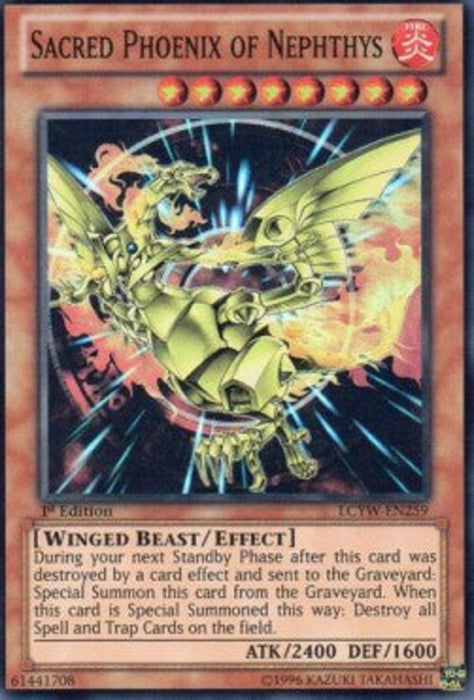 Sacred Phoenix of Nephthys LCYW-EN259 Super Rare Englisch