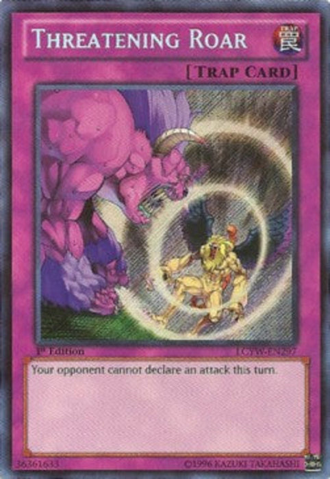Threatening Roar LCYW-EN297 Secret Rare Englisch