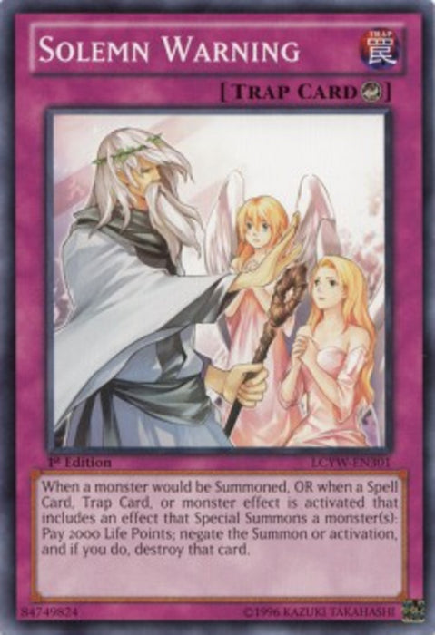 Solemn Warning LCYW-EN301 Common Englisch